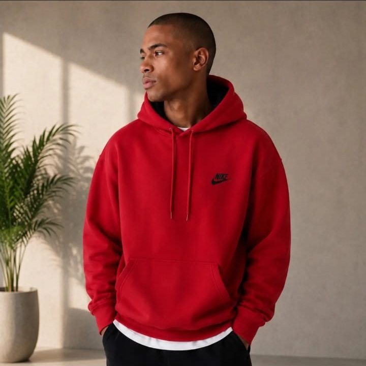 Moletom Nike Vermelho com Capuz M