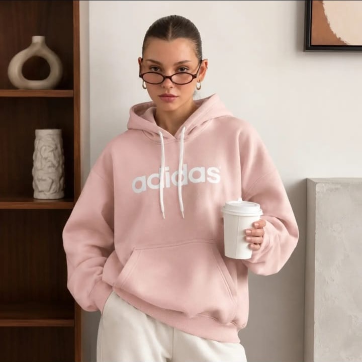Moletom Adidas Rosa Unissex GG